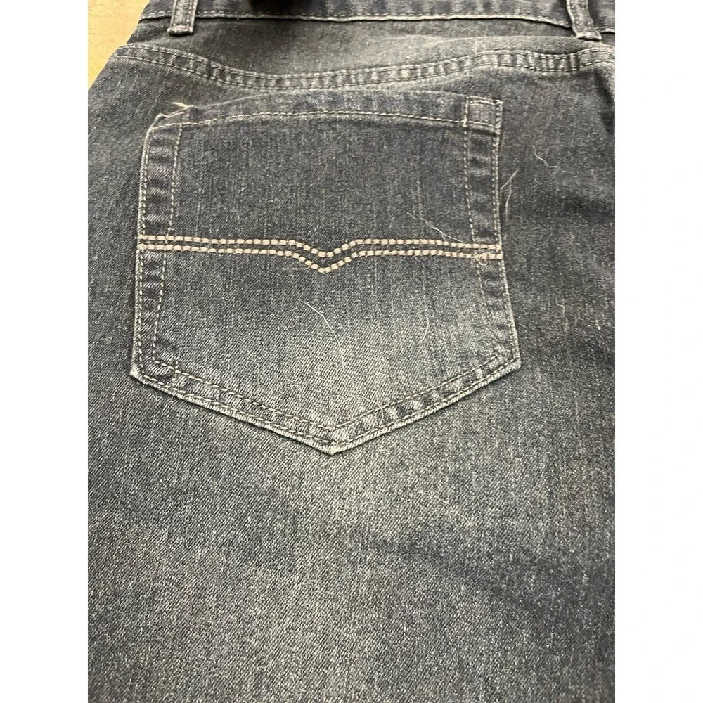 Vintage Genes 1891 Jeans Mens Slim Straight Denim Dark Blue  NWT Sz  36 x 30